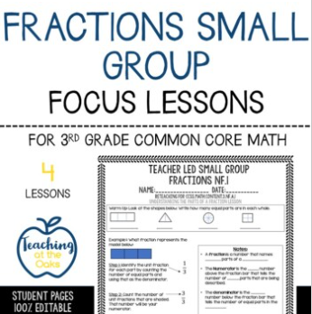 small group fraction resource