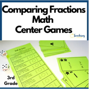 math center fraction resource