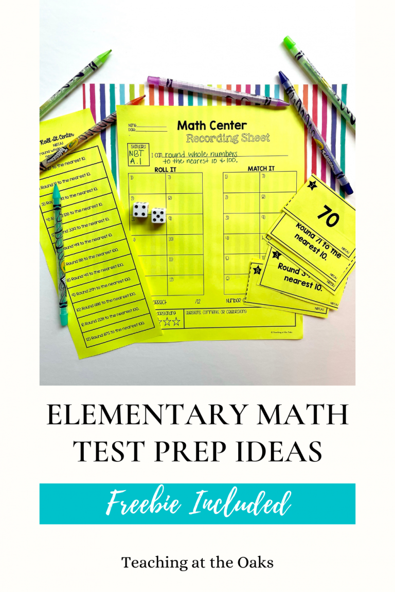 Elementary Math Test Prep Ideas